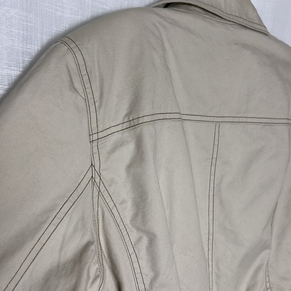 Braeton 90s safari utility jacket,L, short trench,lightweight cotton,exc cond - Picture 11 of 13